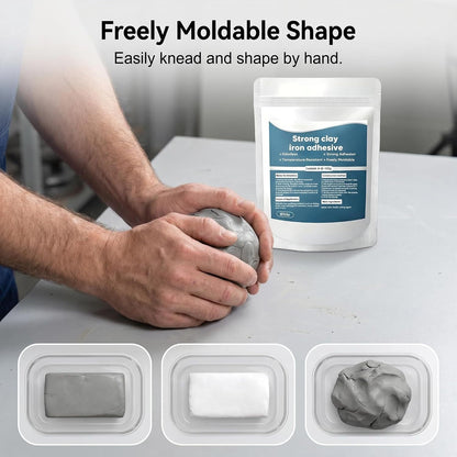Steel Reinforced Epoxy Putty 100g for Metal Wood Concrete Repair