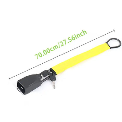 Universal Anti-Theft Steering Wheel Lock with Key
