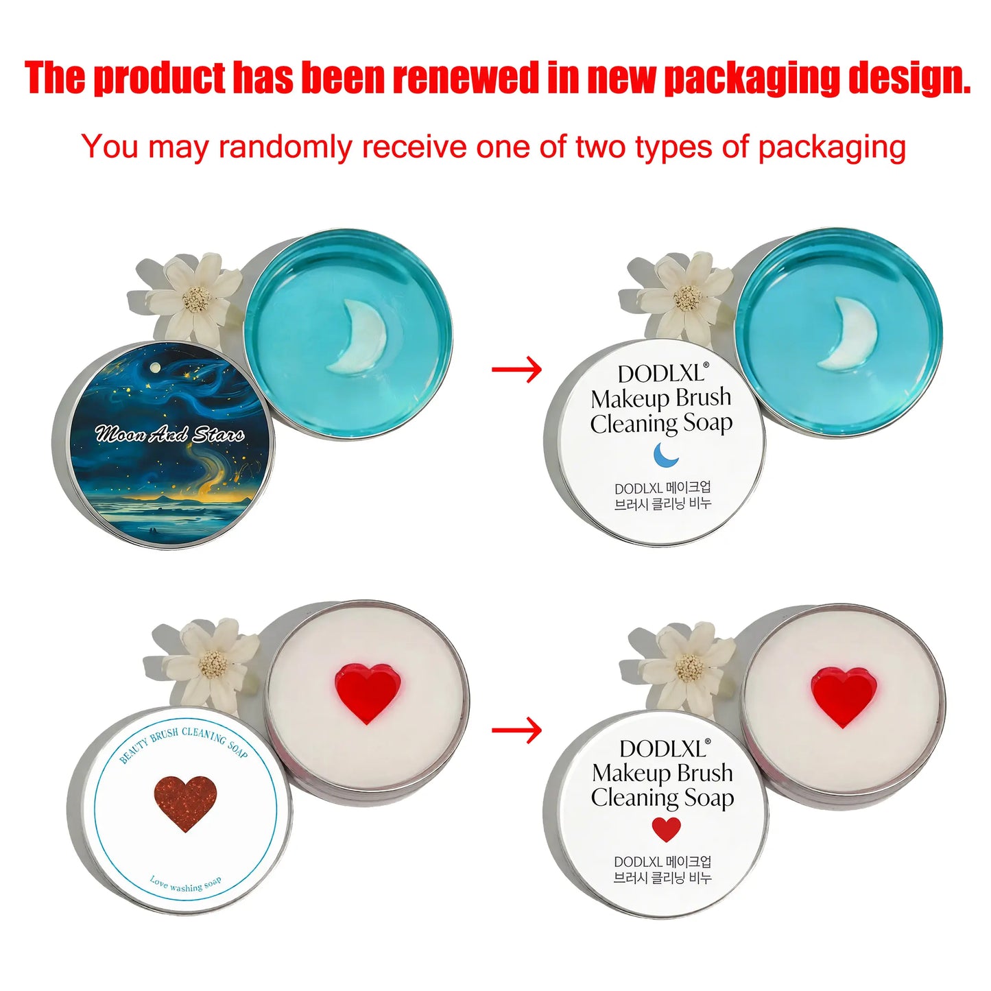 Makeup Brush Cleaning Soap with Silicone Pad 100g