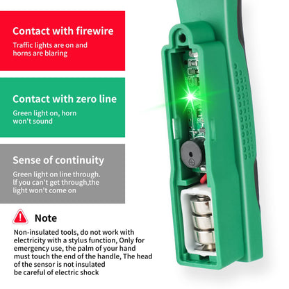8-in-1 Green Wire Stripper Pliers with Voltage Tester