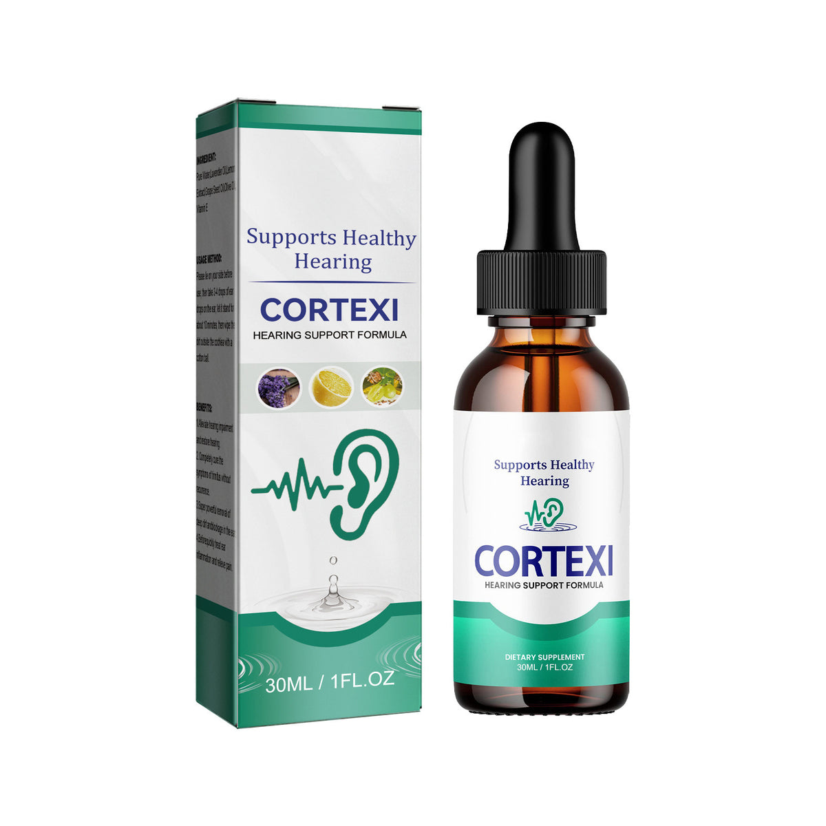Ear Care Drops for Earwax and Outer Ear Cleaning, 30 mL