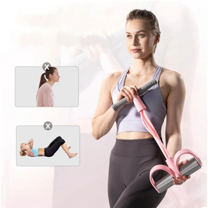 Multifunction Pedal Resistance Band for Full Body Workouts