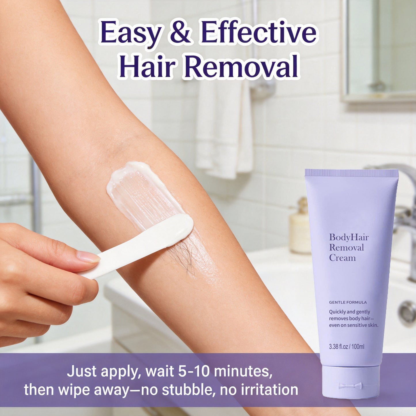 Body Hair Removal Cream for Sensitive Skin