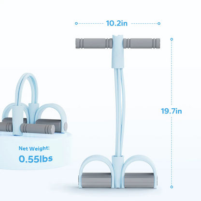 Multifunction Pedal Resistance Band for Full Body Workouts