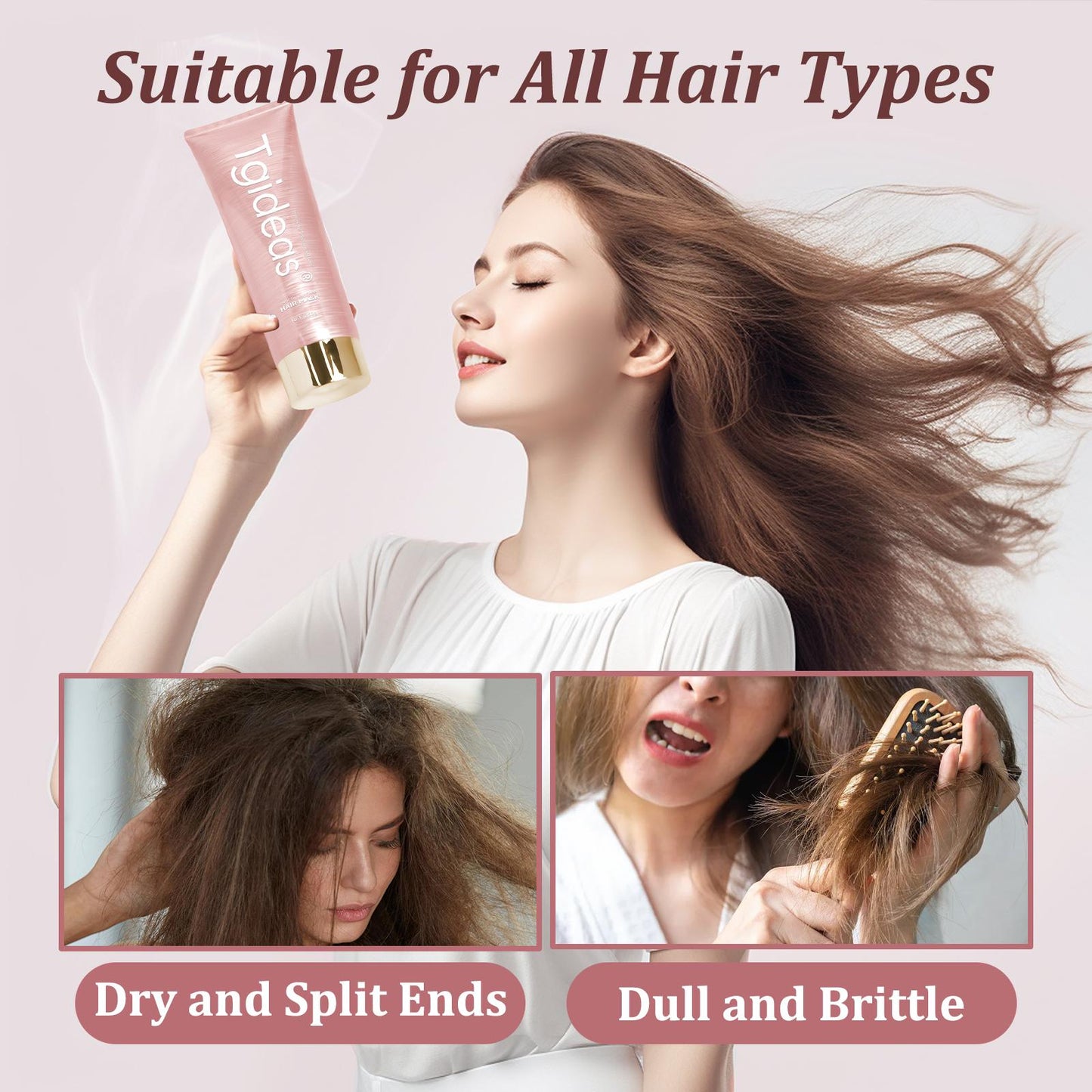 Tgideas® Hydrolyzed Keratin Hair Mask & Deep Conditioner (Repair & Shine)