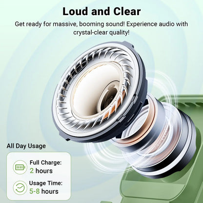 SoundSurge™ 5-in-1 Wireless Induction Speaker Stand & Power Bank