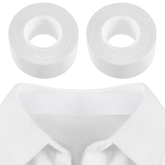Disposable Sweat-Absorbing Collar Protector Pads - Anti-Stain Shirt Neck Tape