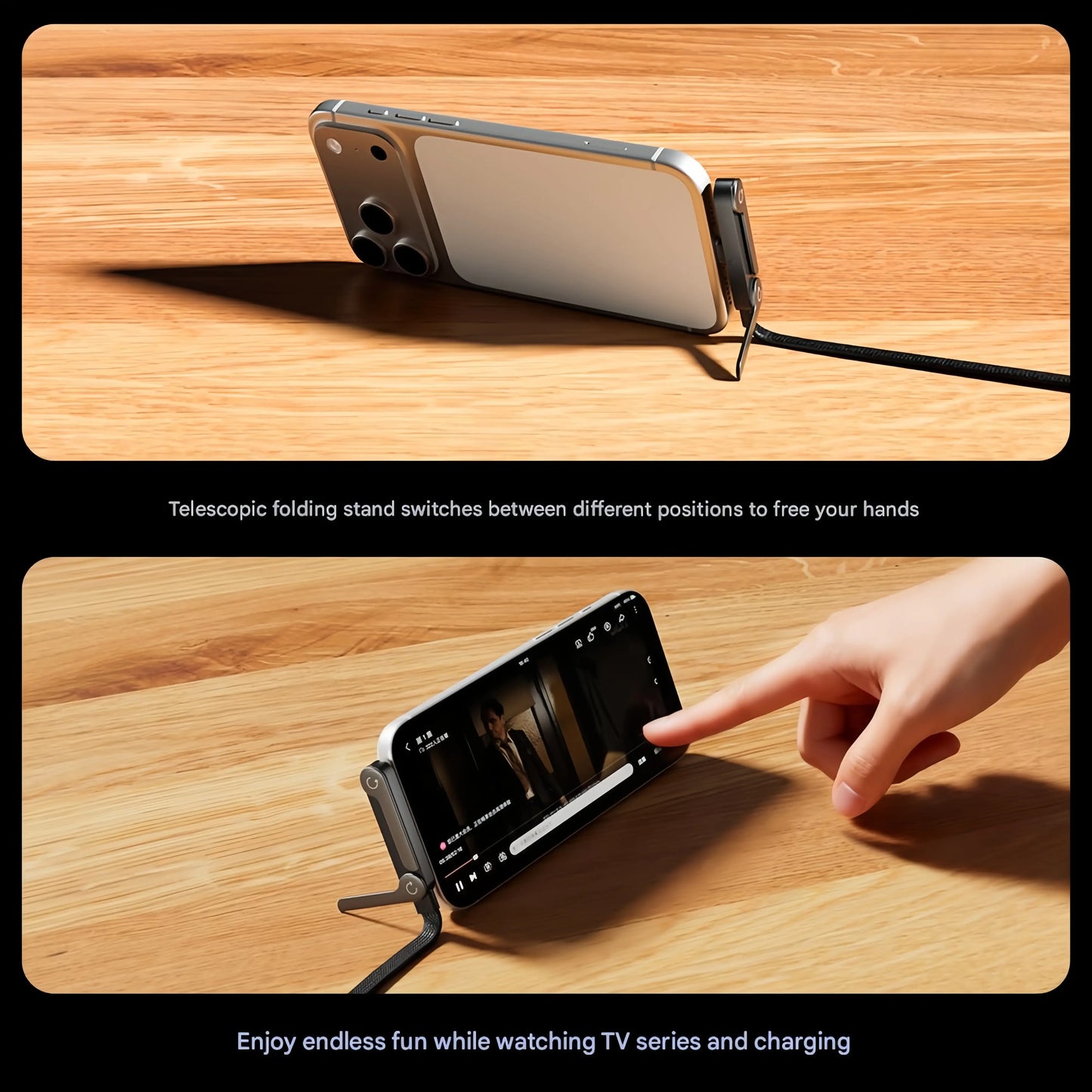 180° Rotating Zinc Alloy Liquid Silicone Fast Charging Cable - 120W Super Fast Charger