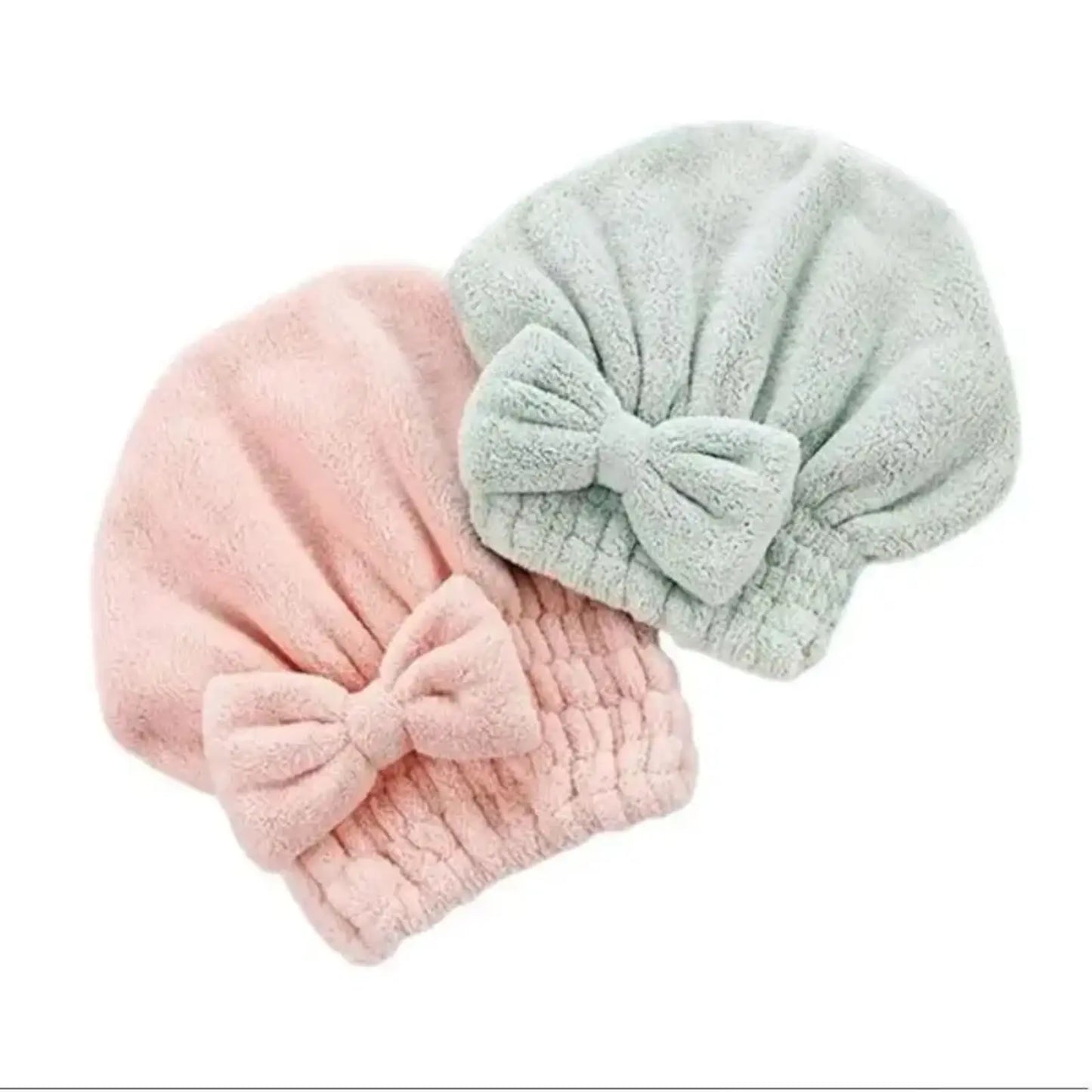 Ultra-Absorbent Thickened Coral Fleece Hair Drying Cap - Soft Fast-Dry Towel Wrap for Women