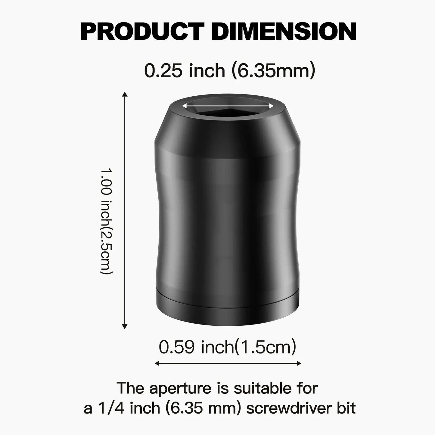 Heavy-Duty Electric Drill Socket Adapter Set - Impact Grade Hex Shank to Square Drive