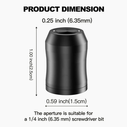 Heavy-Duty Electric Drill Socket Adapter Set - Impact Grade Hex Shank to Square Drive