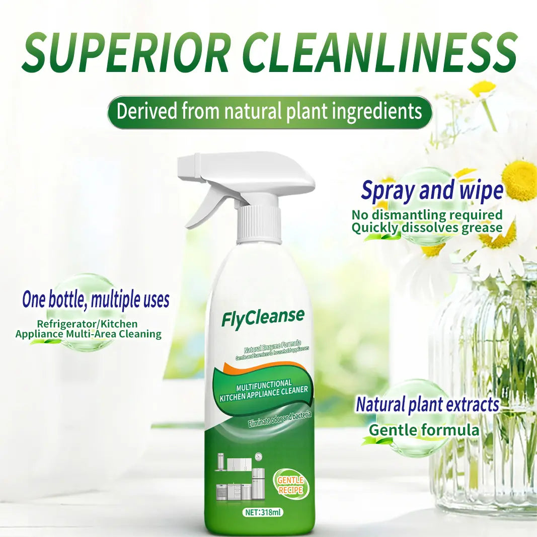 Heavy-Duty Kitchen Oil Stain Cleaner & Degreaser - Dual-Effect Foam Spray (500g)