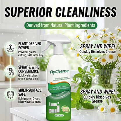 Heavy-Duty Kitchen Oil Stain Cleaner & Degreaser - Dual-Effect Foam Spray (500g)