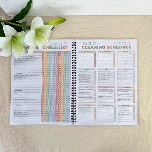 ADHD Cleaning Planner - A4 Daily Schedule & Checklist Pad for Focus & Organization