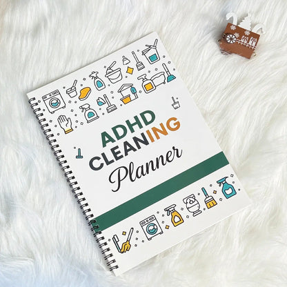 ADHD Cleaning Planner - A4 Daily Schedule & Checklist Pad for Focus & Organization