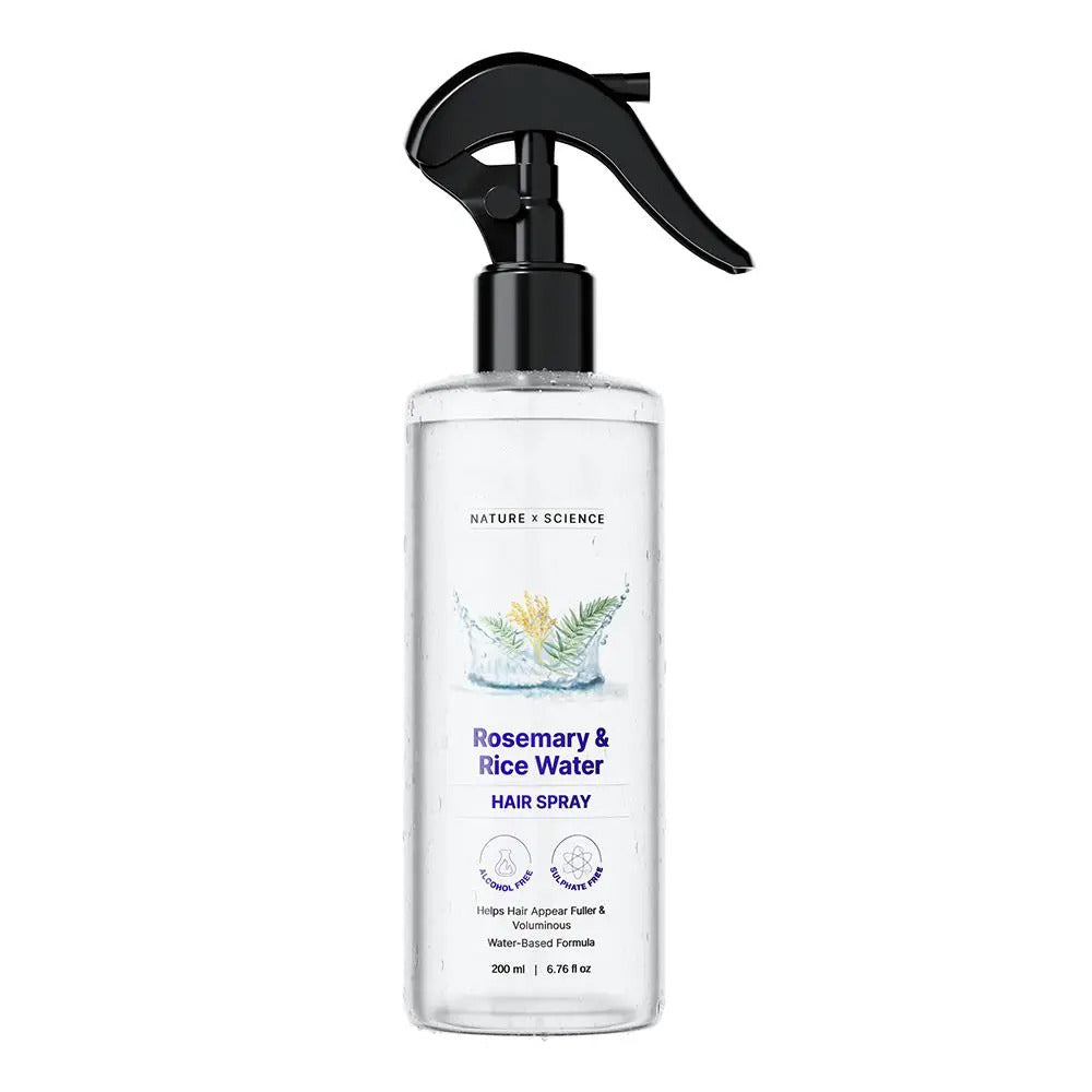 Rosemary & Rice Water Strengthening Hair Mist - 100% Natural Extract (200ml)