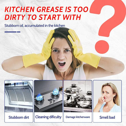 Heavy Duty Kitchen Cleaner & Degreaser - 500ml Antibacterial Lemon Scent