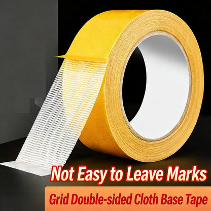 Heavy Duty Double Sided Mesh Tape - Industrial Strength Adhesive (66ft/20m)