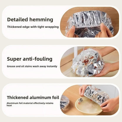 Aluminum Foil Food Insulation Cover - Heat-Retaining Table & Container Wrap