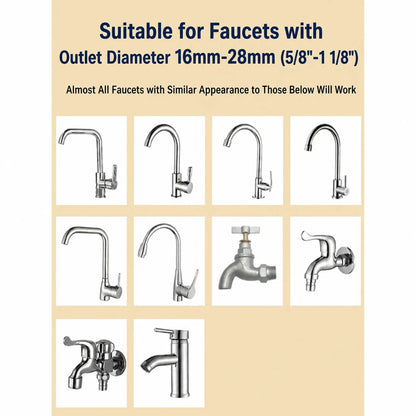Universal Faucet Filter Bags - Effective Purification & Rust Removal for Tap Water