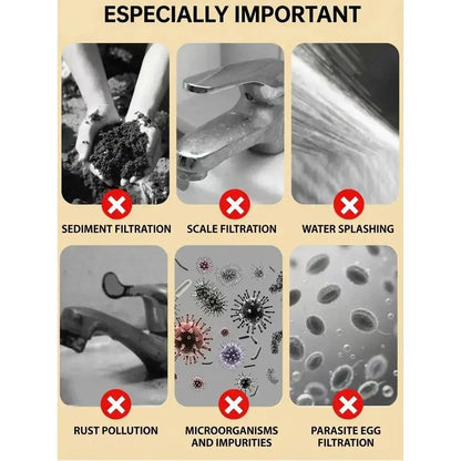 Universal Faucet Filter Bags - Effective Purification & Rust Removal for Tap Water