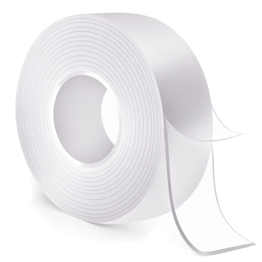Universal Heavy Duty Clear Nano Tape - Reusable & Removable Double-Sided Adhesive