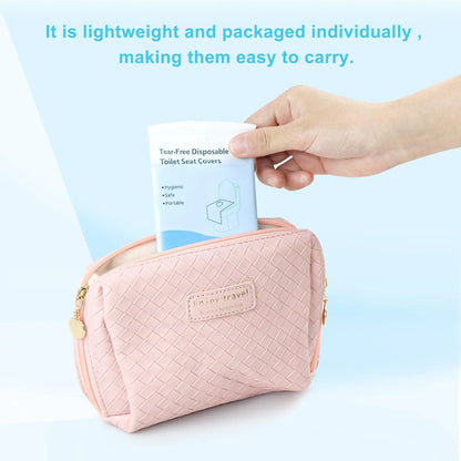 Disposable Toilet Seat Covers - Waterproof Travel Toilet Seat Pads