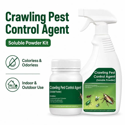 Multi-Purpose Roach & Crawling Pest Control Spray Kit for Indoor Outdoor Use