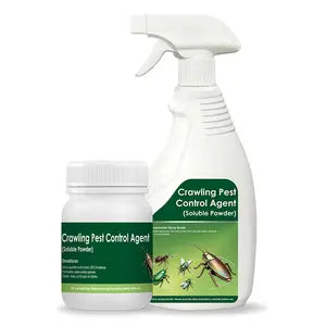 Multi-Purpose Roach & Crawling Pest Control Spray Kit for Indoor Outdoor Use