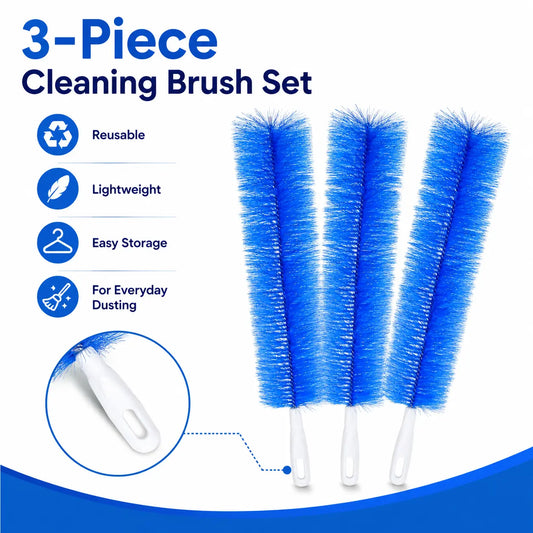 Bendable Fan Cleaning Brush Set - Reusable Dust Removal Brush for Ceiling Fan Blades