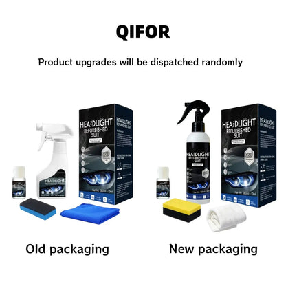Headlamp Restoration Fluid Kit - Restores Clarity for Oxidized Yellowed Headlights