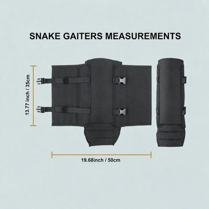 Snake-Resistant Leg Gaiters Pair for Hunting Hiking and Outdoor Protection