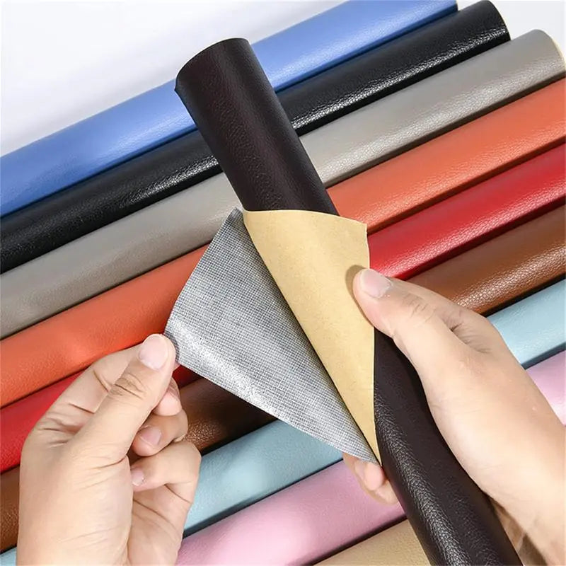 20 x 54 Inch Self-Adhesive Leather Repair Patch for Sofa and Car Seats