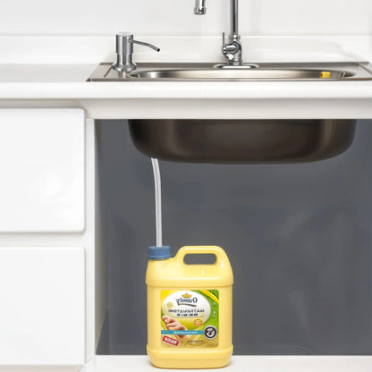 Brushed Nickel Dish Soap Dispenser with 39 Inch Extension Tube