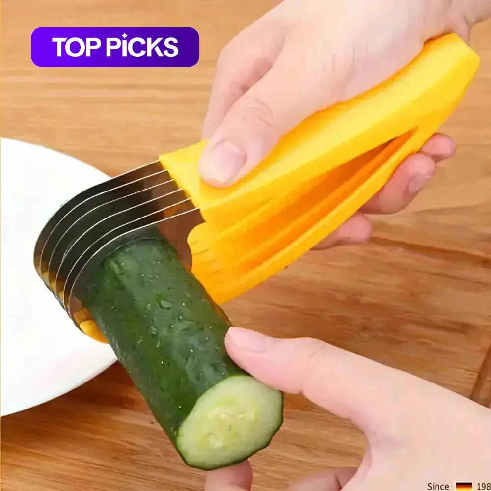 4 pcs Stainless Steel Banana and Cucumber Slicer Set