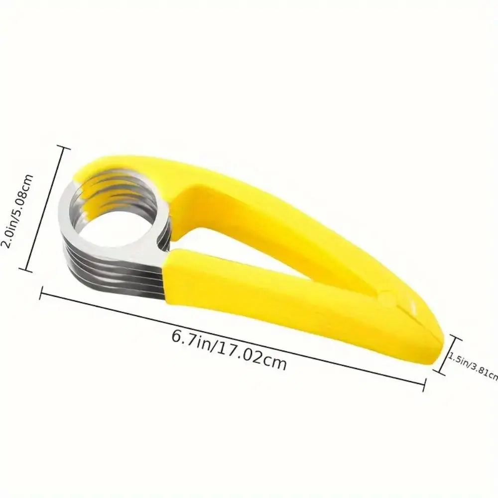 4 pcs Stainless Steel Banana and Cucumber Slicer Set