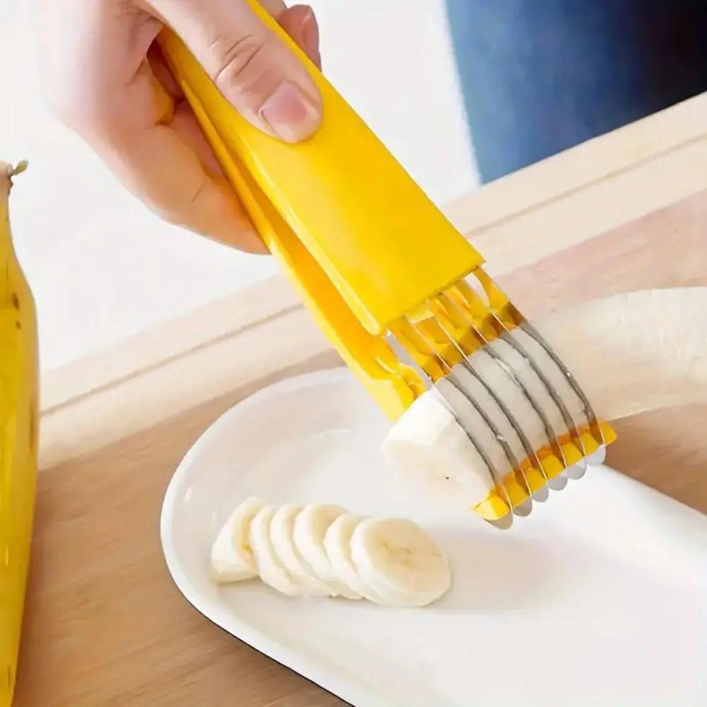 4 pcs Stainless Steel Banana and Cucumber Slicer Set