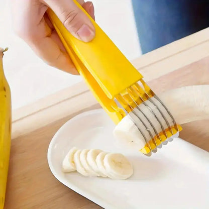 4 pcs Stainless Steel Banana and Cucumber Slicer Set
