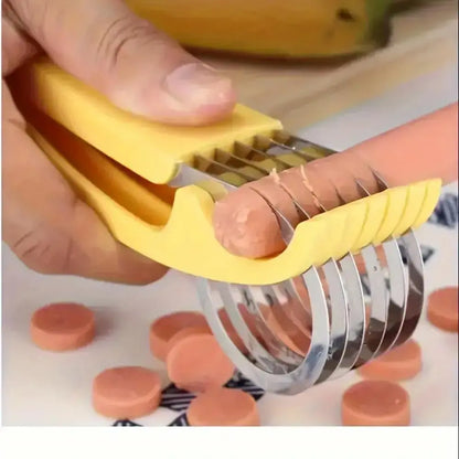 4 pcs Stainless Steel Banana and Cucumber Slicer Set