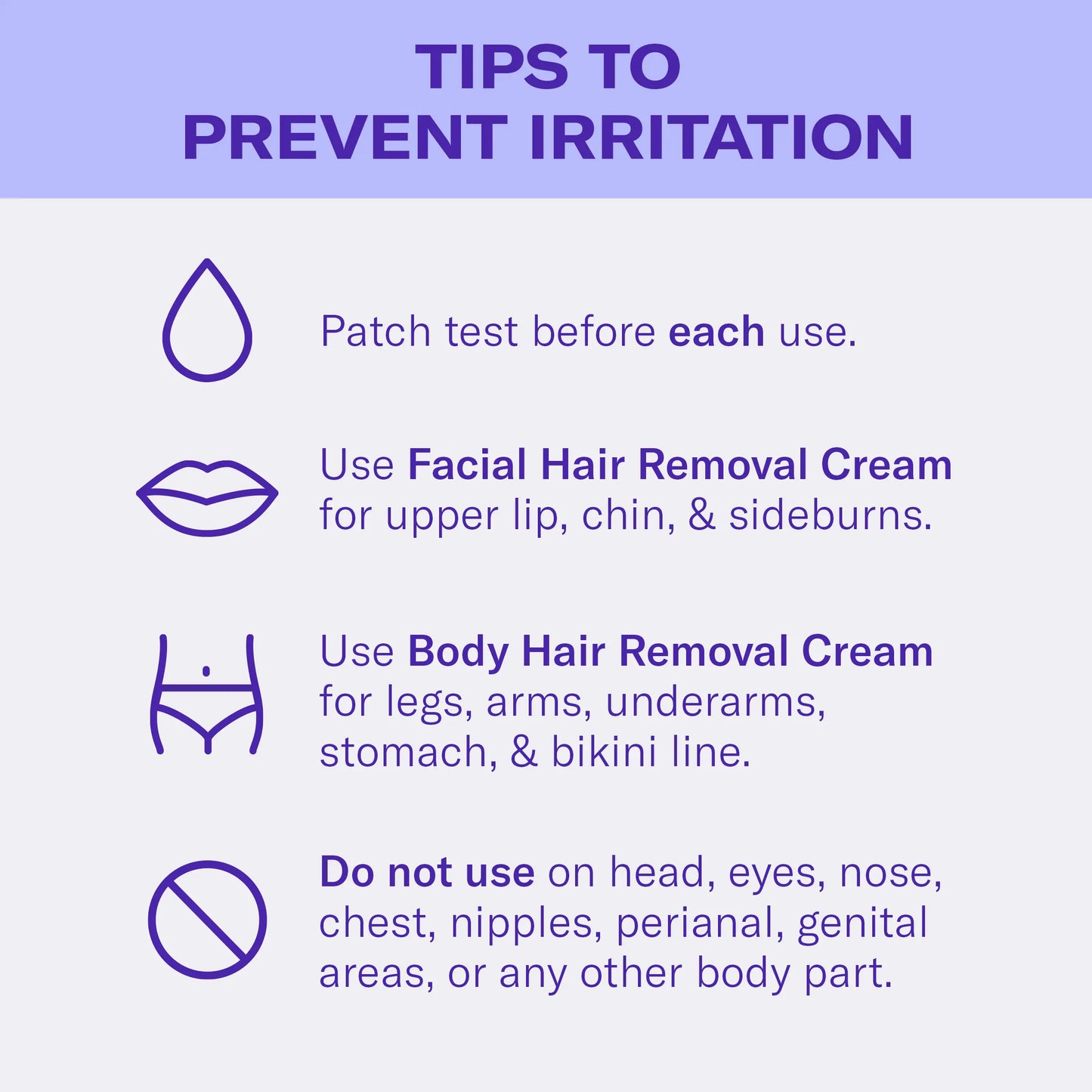 Body Hair Removal Cream for Sensitive Skin