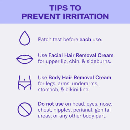 Body Hair Removal Cream for Sensitive Skin