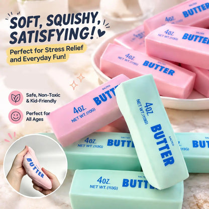 Crunchy Butter Bar Squishy Fidget Toy