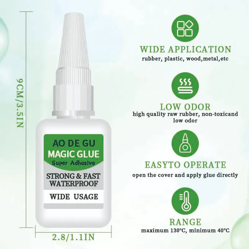 Fast-Setting Multi-Material Super Glue, 20mL Bottles