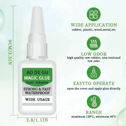 Fast-Setting Multi-Material Super Glue, 20mL Bottles