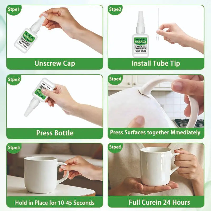 Fast-Setting Multi-Material Super Glue, 20mL Bottles