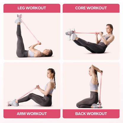 Multifunction Pedal Resistance Band for Full Body Workouts