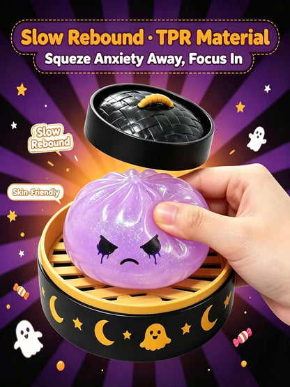 Mystery Halloween Dumpling Squishy Toy, Random Style