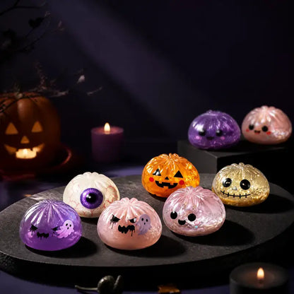 Mystery Halloween Dumpling Squishy Toy, Random Style