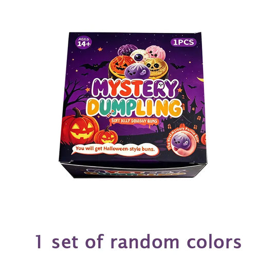 Mystery Halloween Dumpling Squishy Toy, Random Style