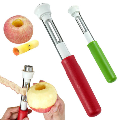 2-in-1 Apple Corer and Peeler with Stainless Steel Blades
